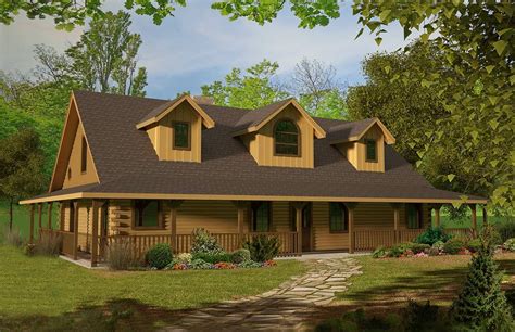 Satterwhite Log Homes | Austin Floor Plan | Log home floor plans, Log homes, Floor plans