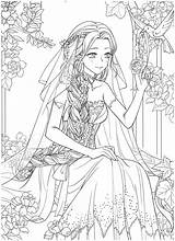 Chinese Portrait Coloring EBook Vol 13 – Floral Wedding Kayliebooks  sketch template