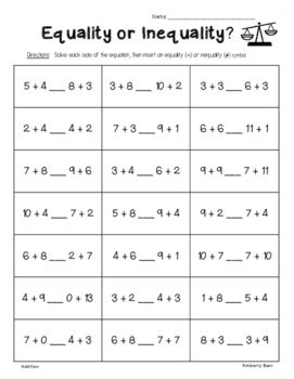 View Inequality Math Worksheets Pics - The Math