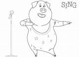 Sing 2 Coloring Page  Free Printable Pages sketch template