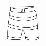 Bathing Suit Coloring Page sketch template