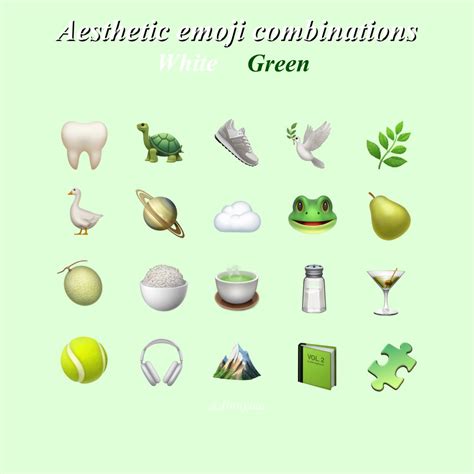 Green Emoji Combinations for Captions and Bios