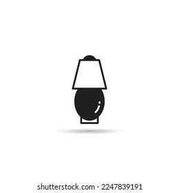 Bedside Lamp Icon On White Background Stock Vector (Royalty Free) 2247839191 | Shutterstock