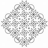 Rangoli Patterns Coloring Sheet Pages sketch template