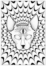 Trippy Sun And Moon Coloring Pages Grey Ink Mushroom Pictures Sketch  sketch template