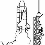 Space Shuttle Launched From NASA Center Coloring Page  Kids Play sketch template