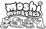 Printable Moshi Monsters Coloring Pages For Kids sketch template