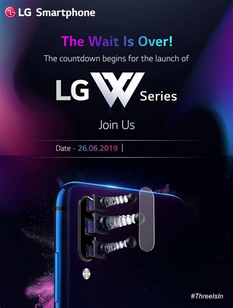 LG W-Series smartphone with waterdrop notch display, AI triple rear ...