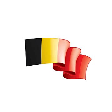 Belgium Flag Vector Hd Images, Belgium Flag Ribbon Belgian Illustration, Ribbon, Vector, Sign ...