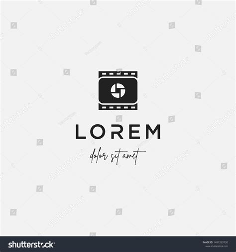 Movie Camera Logo Design Vector Illustration Stock Vector (Royalty Free) 1487263730 | Shutterstock