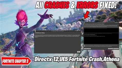 How to FIX Fortnite Crashes Chapter 3 Season 4 | Fortntie Crash ...