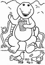 Barney And Friends Coloring Pages sketch template