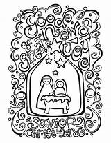 Christ Our Lord Nativity coloring Page  Download Print Or Color sketch template