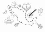 Mexico Coloring Pages To Print  Free Printable sketch template