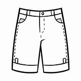 Shorts Coloring Page Sketch sketch template