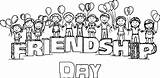 Friendship Coloring Pages sketch template