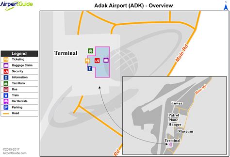 Adak Island - Adak (ADK) Airport Terminal Map - Overview | Airport ...