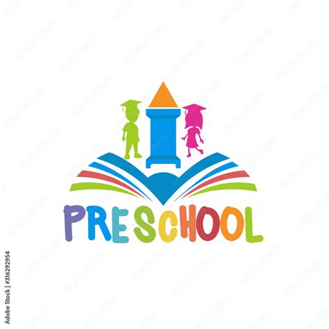 Preschool Logo Design Stock Images Stock Vector | Adobe Stock