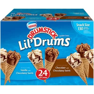 Nestle Drumstick Lil' Drums Ice Cream Treats (24 ct.) - Sam's Club