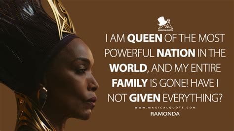 I am Queen of the most powerful nation in the world, and my entire ...