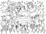 Candyland Coloring Pages All Characters sketch template