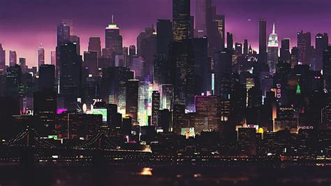 HD wallpaper: Night, The city, Future, Neon, Rain, Skyscrapers ...