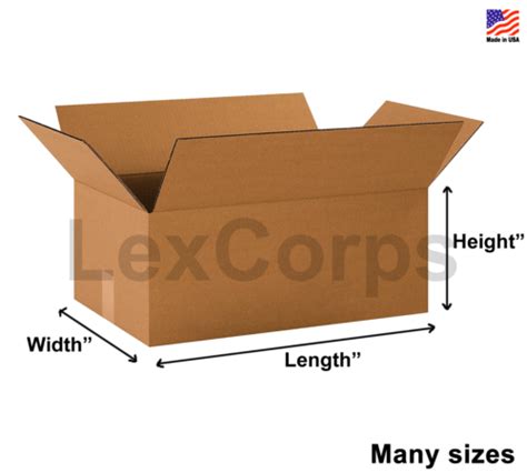 Buy 25 SHIPPING BOXES - Many Sizes Available - Choose L x W x H Online in India. 232058243183