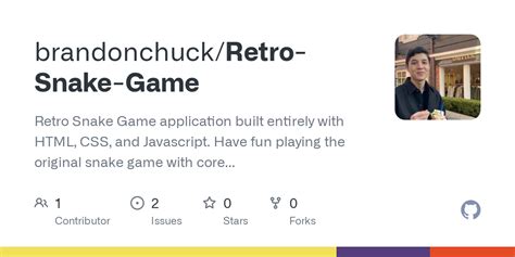 GitHub - brandonchuck/Retro-Snake-Game: Retro Snake Game application ...