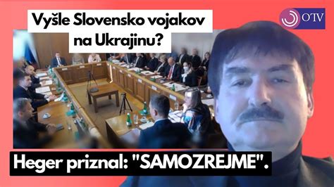 Vyšle Slovensko vojakov na Ukrajinu? HEGER PRIZNAL: "Samozrejme". Advokát Miroslav Kamenský ...