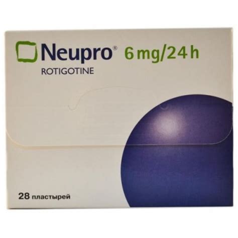 Neupro (Rotigotine) 6mg/24 hours 28 patches transdermal | Buy online