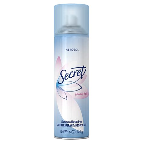 Secret Women's Aerosol Powder Fresh Antiperspirant & Deodorant 6 oz ...