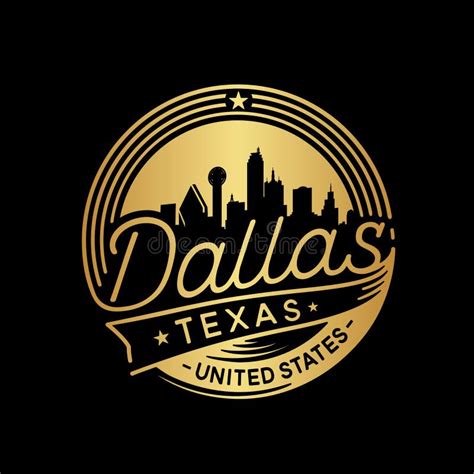 Dallas, Texas Logotype. City of Dallas Vector Design Template. Stock ...