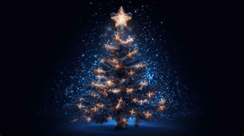 Christmas Magic tree background. Illustration 24262764 Stock Photo at Vecteezy