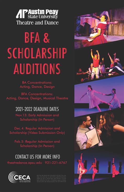 APSU Theatre and Dance Auditions