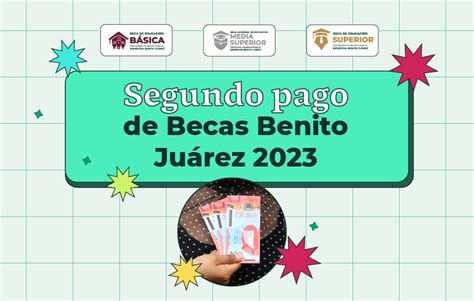 Segundo pago de Becas Benito Juárez 2023 | Coordinación Nacional de ...