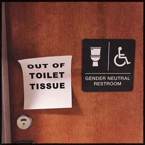 Out of Toilet Tissue - Gender Neutral Restroom | SAIC, S Wab… | Seth Anderson | Flickr