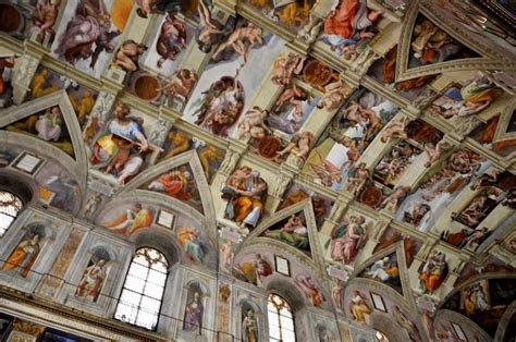 Paintings in the Sistine Chapel Editorial Photo - Image of chapel ...