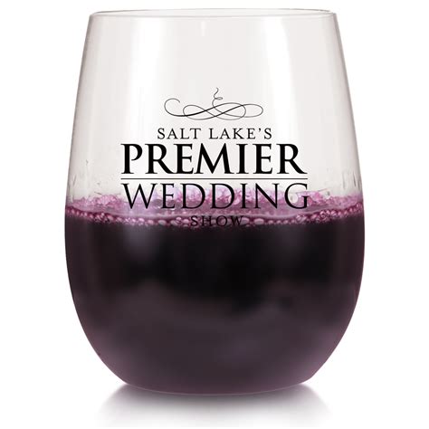 Personalized 12 oz. Hard Plastic Stemless Wine Glasses | AK69000 - DiscountMugs