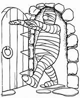 Mummy Walking Into The chamber Free coloring page Download Print Online  sketch template