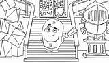 Pogo And Fuse Oddbods Coloring Page  Free Printable Pages For sketch template