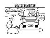 Handrail Safety • Coloring School Bus sketch template