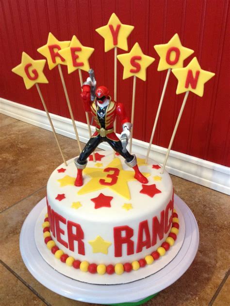 Sugar Love Cake Design: Power Rangers Birthday Cake