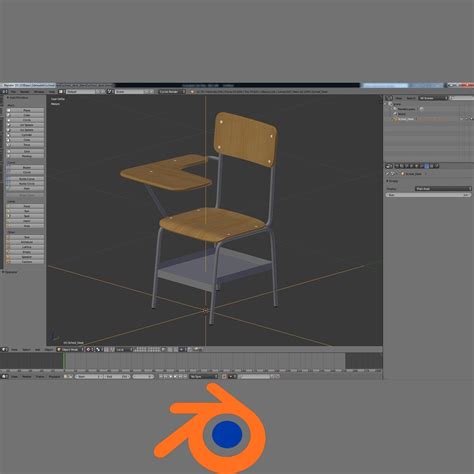 3d Model Of Blender Modeled