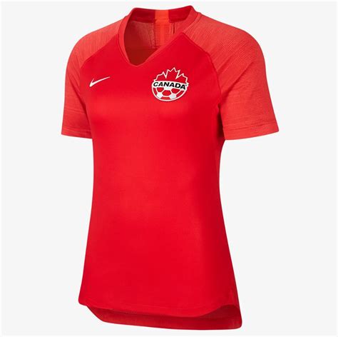 Women’s Team Canada Nike Soccer Home Jersey | VancitysportsShop