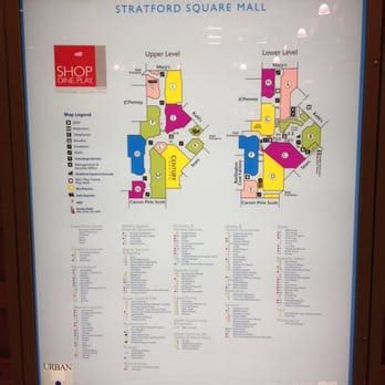 Oakbrook Mall Directory Map