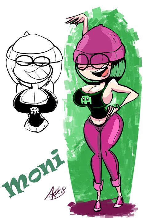 A Gamer Girl Named Moni by AtomicKingBoo on Newgrounds