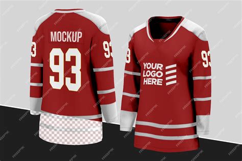 Premium PSD | Hockey jersey mockup