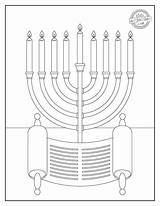 Dreidel And Menorah Coloring Pages sketch template