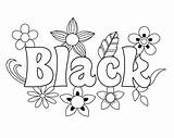 Free Black Coloring Pages Celebrate With For  sketch template
