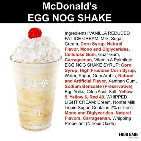 They Say McDonald's Is Removing Artificial Ingredients - But The Menu ...